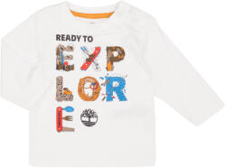 Timberland Tricouri cu mânecă lungă Băieți TEE-SHIRT MANCHES LONGUES T60250 Timberland Alb 12 luni