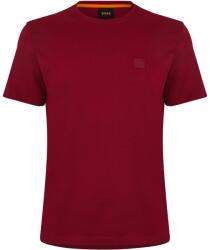 Boss Тениска Boss Mens BOSS ORANGE Tales T-Shirt with Logo Patch Premium Cotton - Open Red 647