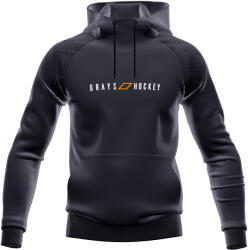GRAYS Gyerek kapucnis pulóver Grays Hockey GTS fekete