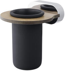 BISK Erga Bergen, ecsetcsésze, fekete-barna, ERG-07064 (ERG-07064)