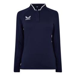 Castore Дамска блуза с яка Castore Long Sleeve Polo Top Womens - Navy/White