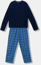 Tommy Hilfiger gyerek pamut pizsama - sötétkék 104-110