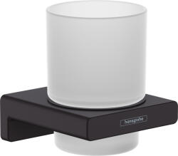 HANSGROHE AddStoris, szájhigiéniai tartály, matt fekete, HAN-41749670 (HAN-41749670)