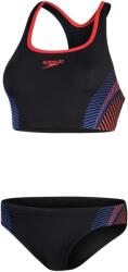 Speedo Бикини Speedo Placement Bikini 2 Piece - Black/Red