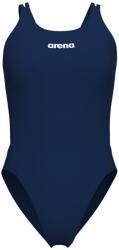 arena Дамски бански костюм Arena Womens Solid Tech Back Swimsuit - Navy/White