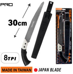 NAKAYAMA metszőfűrész, Japán gyártás, 300mm - 8TPI 1, 0mm, műanyag tokkal (SSF330)