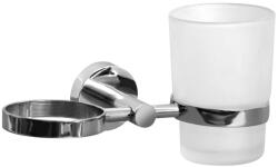 BISK Erga FOR YOU, dupla csésze fogkefékhez, króm, ERG-01175 (ERG-01175)