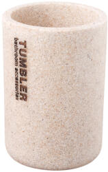 BISK Erga Dakar, álló fogkefe pohár, bézs, ERG-07568 (ERG-07568)