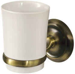 BISK Erga Deco, fogkefe pohár, antik sárgaréz, ERG-00407 (ERG-00407)