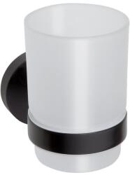 Sapho Sapho, X-ROUND BLACK függőpohár, tejüveg, fekete matt, XR903B (XR903B)