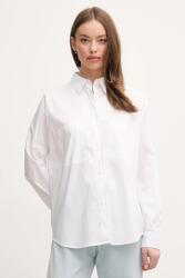 Benetton ing női, galléros, fehér, relaxed, 54KXDQ0B2 - fehér S