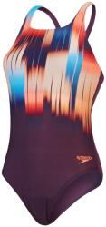 Speedo Бански костюм Speedo Women's Digital Printed Medalist One Piece Swimsuit - Plum/Red