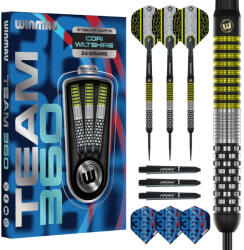 Winmau darts szett Winmau Team 360 Cori Wiltshire steel 24g, 90% wolfram
