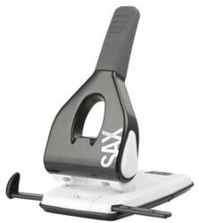 ICO Lyukasztó, nagyteljesítményű, kétlyukú, 65 lap, SAX "Design 618", fekete (7310069004) - mystock