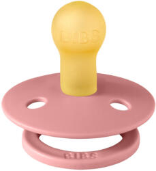 BIBS játszócumi - Colour natúr kaucsuk 0-6 hó tearózsa 1 db tasakban - vitalcafe