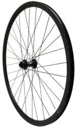 VELOX Gravel első kerék agy csapágy, kazetta, átmenő tengely, felnit vasszálak Velox 7 19 fekete