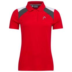 HEAD Дамска блуза с яка HEAD Club Tech Polo Shirt Womens - Red/White