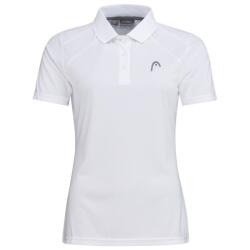 HEAD Дамска блуза с яка HEAD Club Tech Polo Shirt Womens - White