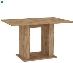 INTERMEBLE Modern Étkezőasztal Wotan Tölgy Színben. LOWA SMALL 120 cm