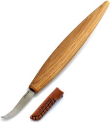 BeaverCraft SK4S kanálfaragó kés - jobb, bőrtok (SK4S)