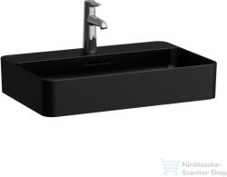 Laufen VAL SaphirKeramik 60x40 cm-es pultra ültethető mosdó, matt fekete H8122857161041 (H8122857161041)