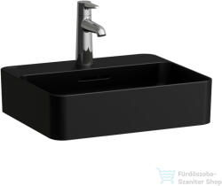 Laufen VAL SaphirKeramik 45x38 cm-es pultra ültethető mosdó, matt fekete H8122807161041 (H8122807161041)