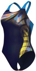 arena Дамски бански костюм Arena Womens Dreamline V Back Swimsuit - Navy/Turq