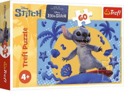 Trefl Puzzle Egy nap Stitch-el 60 db-os (17407) (17407)
