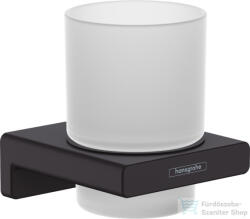 Hansgrohe ADDSTORIS fali fogkefetartó, matt fekete 41749670 (41749670)