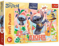 Trefl 100 db-os puzzle - Stitch és barátai akcióban (16495) (16495) - jatekmakettcentrum