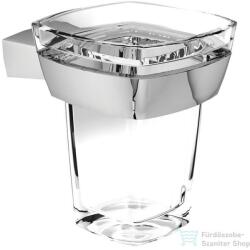 Sapho LONDON üvegpohár, króm LD02 (LD02)