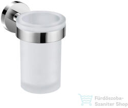 Jika MIO STYLE fali pohártartó matt üveg pohárral, króm H3822F10040001 (H3822F10040001)