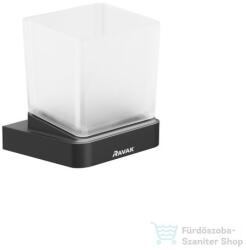 Ravak 10° TD 210.20 fali pohártartó, fekete X07P557 (X07P557)