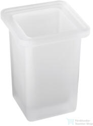 Sapho ABELINE fogkefetartó vagy szappanadagoló pohár, matt üveg (54441000) (54441000) - furdoszoba-szaniter