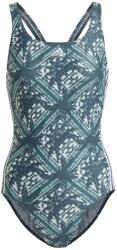 Adidas Бански костюм Adidas Women's Festivibes Stripes One Piece Swimsuit - Green