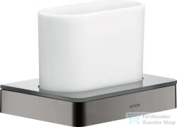 Hansgrohe AXOR UNIVERSAL SOFTSQUARE fogkefetartó pohár, polírozott fekete króm 42834330 (42834330)