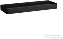 Laufen Val SaphirKeramik 120x42 cm-es mosdó csaplyuk nélkül, matt fekete H8102897161091 (H8102897161091)