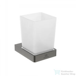 Ideal Standard CONCA SQUARED fali fogmosó pohár, magnetic grey T4504A5 (T4504A5)