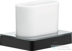 Hansgrohe AXOR UNIVERSAL SOFTSQUARE fogkefetartó pohár, matt fekete 42834670 (42834670)