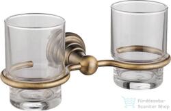 Sapho DIAMOND dupla pohár tartó, bronz 1318-05 (1318-05)