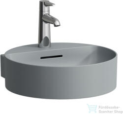Laufen VAL 40x42 cm-es mosdó, alsó felülete csiszolt, matt graphite H8132817581041 (H8132817581041)