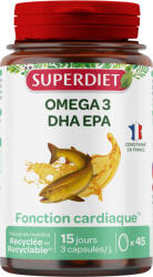 Superdiet omega 3 dha epa, a szív és érrendszer támogatására gélkapszula 45 db - biogo