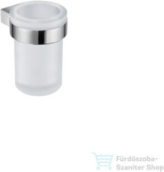 Jika PURE fali pohártartó matt üveg pohárral, króm H3823B10040001 (H3823B10040001)