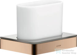 Hansgrohe AXOR UNIVERSAL SOFTSQUARE fogkefetartó pohár, polírozott vörös arany hatású 42834300 (42834300)