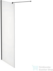 Laufen PRO 90 cm-es Walk-in zuhanyfal átlátszó üveggel, matt fekete színű profillal és merevítővel, H2609504500001 (H2609504500001)