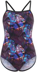 Slazenger Бански костюм Slazenger Women's Slaz All Over Tieback One Piece Swimsuit - Black/Multi