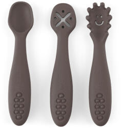  P&M Szilikon gyakorló kanál szett 3 db Take&Match Bitter Cocoa 6m+