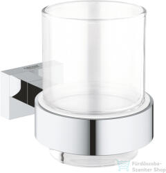 Grohe Essentials Cube fali fogkefetartó pohár, króm 40755001 (40755001)
