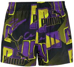 PUMA Бански гащета Puma Men's Print Logo Swim Shorts - Violet Purple