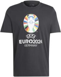 adidas Мъжка тениска Adidas Euro 24 Official Emblem T-Shirt Mens - Black